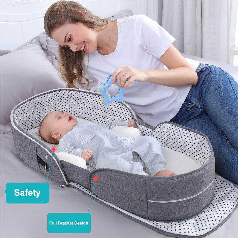 Portable Baby Bed - Tiny Tots by Arunika