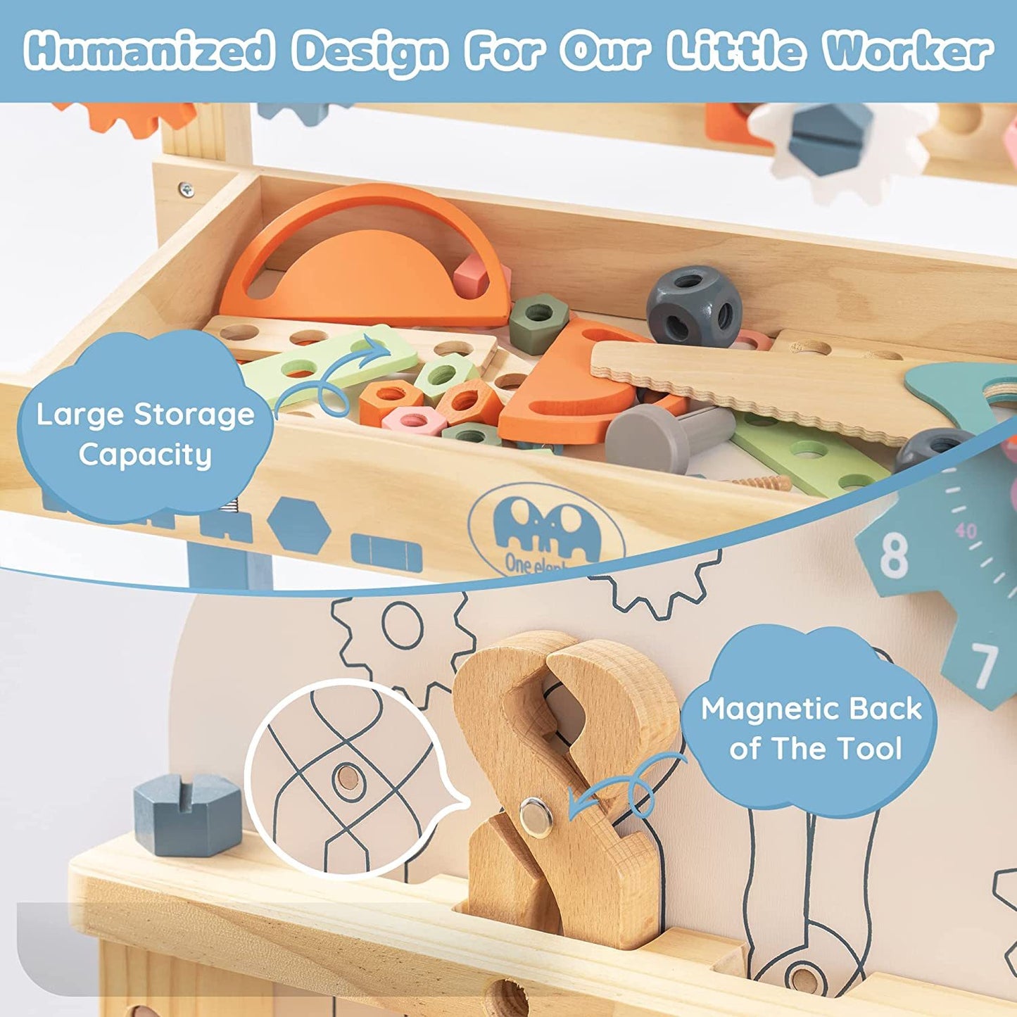 Workbench Play Set - Tiny Tots by Arunika