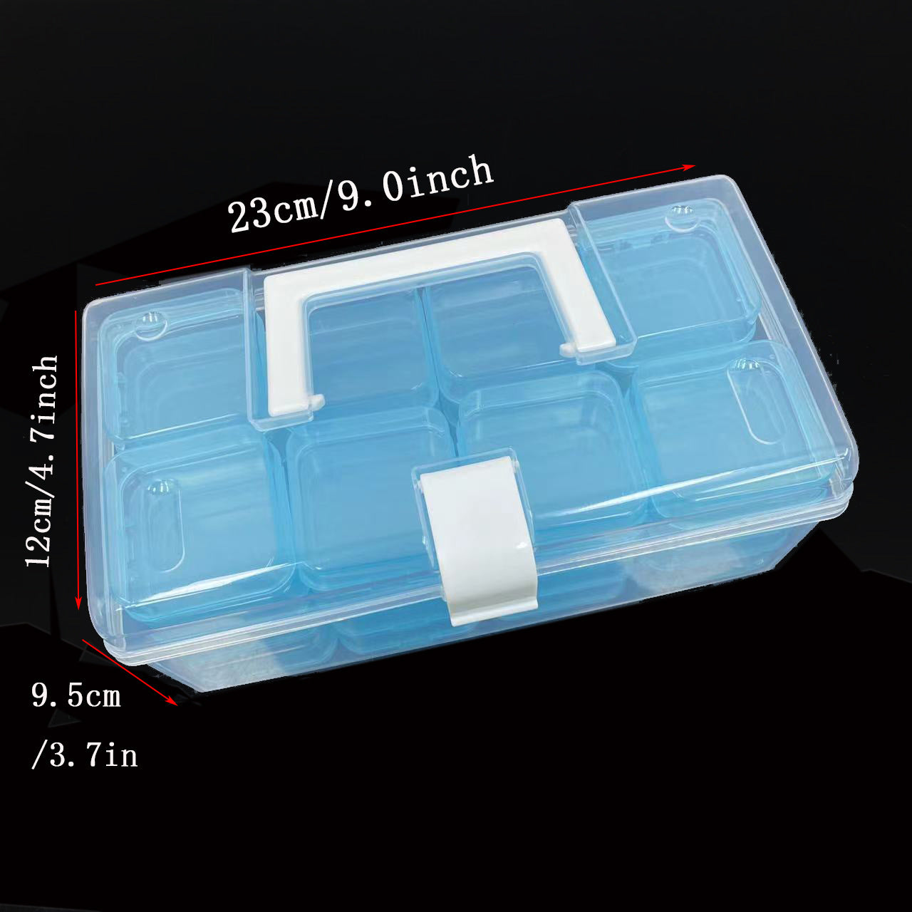 Transparent Plastic Storage Box - Tiny Tots by Arunika