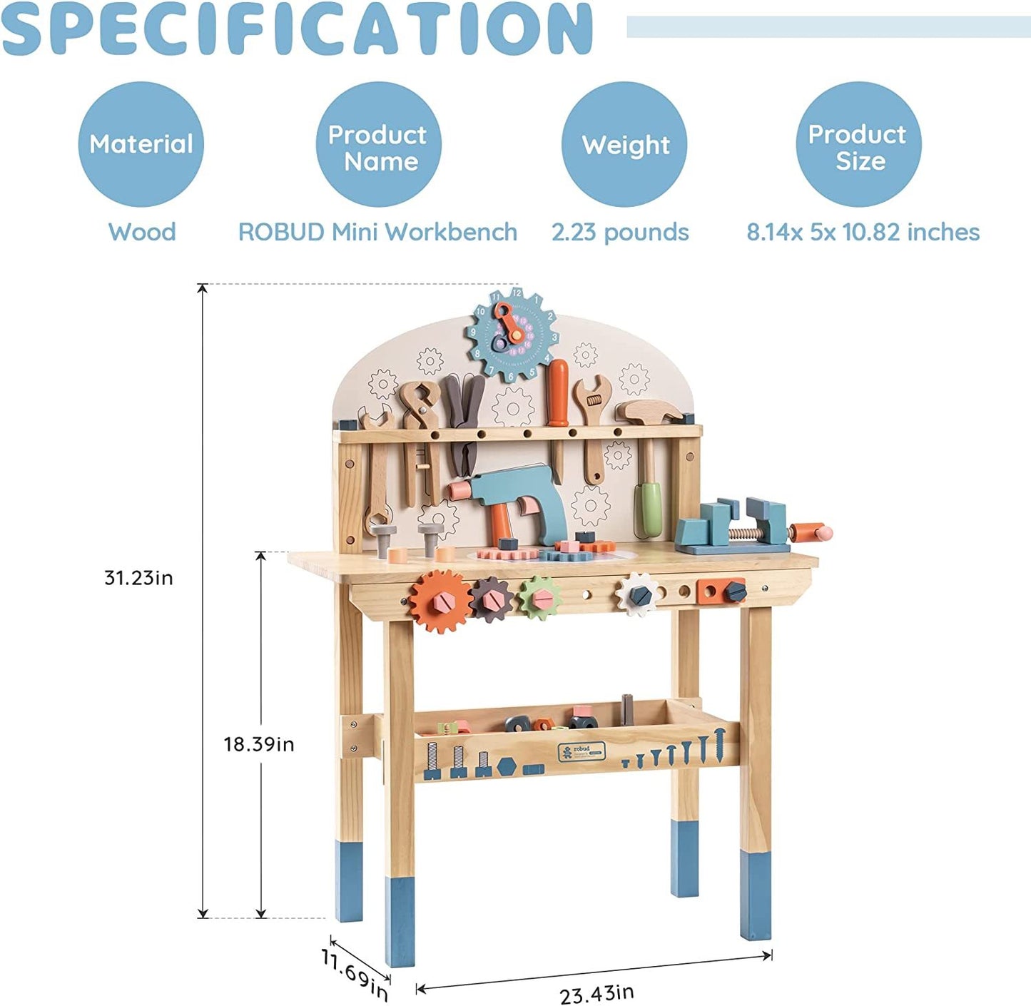 Workbench Play Set - Tiny Tots by Arunika