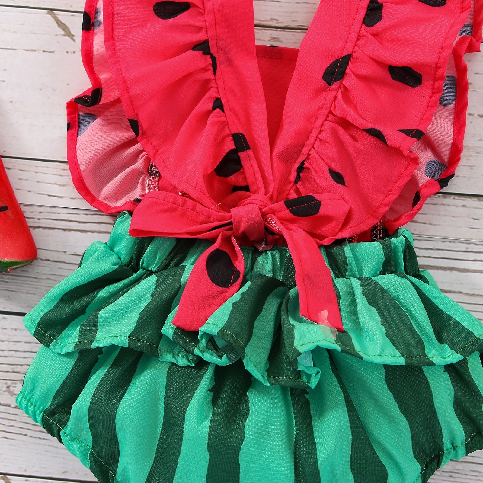 Baby Girl Watermelon Outfit - Tiny Tots by Arunika