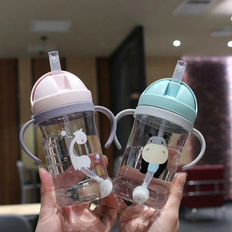 350ml Kids Drinking Cup With Straw Gravity Ball - Tiny Tots by Arunika