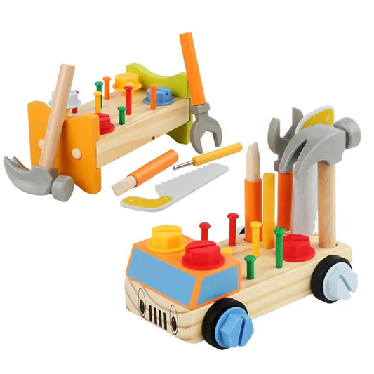 Wooden Toolbox Toy - Tiny Tots by Arunika