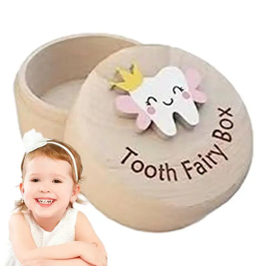 Tooth Fairy Wooden Box - Tiny Tots by Arunika