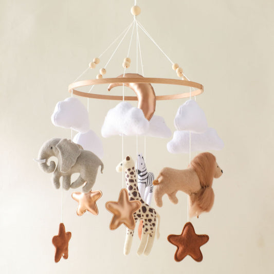 Animal Kingdom Crib Decoration - Tiny Tots by Arunika